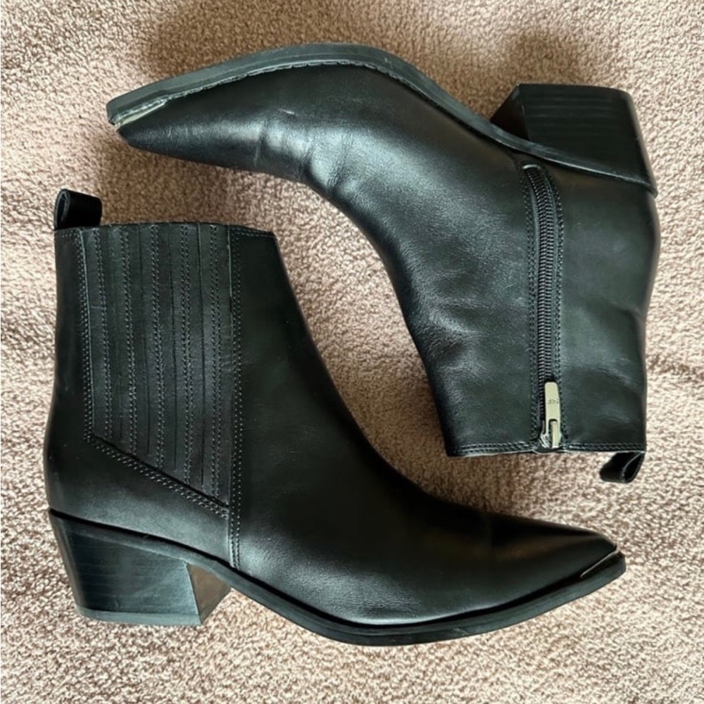 Marc Fisher leather ankle boots